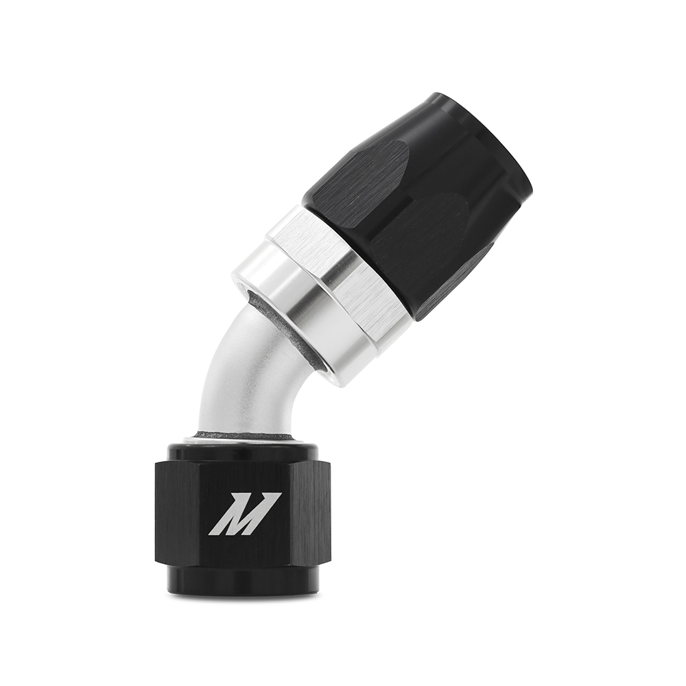 Mishimoto — Mishimoto Aluminum -10AN 45 Degree Fitting - Black
-AN Line Fitting - view 4